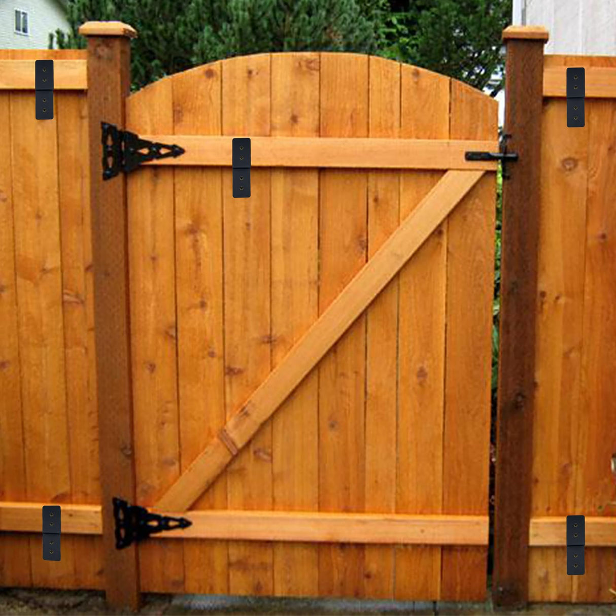 CNQLIS 4 Pieces Heavy Duty Steel Z Brackets 6 Inch Double Angle Channel Steel Profile Corner Brace, Cross Beam Support Post for Wood Shelf Fixing Timber Connector Pergola Bracket CNQLIS