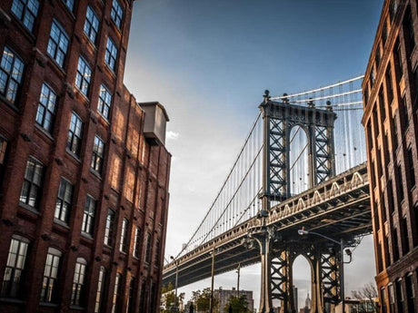 Manhattan Bridge New York USA DIY 5D Diamond Painting by Number Unique Kits Home Wall Decor Crystal Rhinestone Wall Decor 12x16 Inch WaRthy