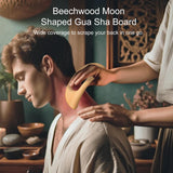 Wooden Guasha Massage Tool for Body, Lymphatic Drainage and Muscle Relaxation, Wooden Massager Therapy Release for Back, Legs, Arms,Neck,Shoulder Pain Jaasuee