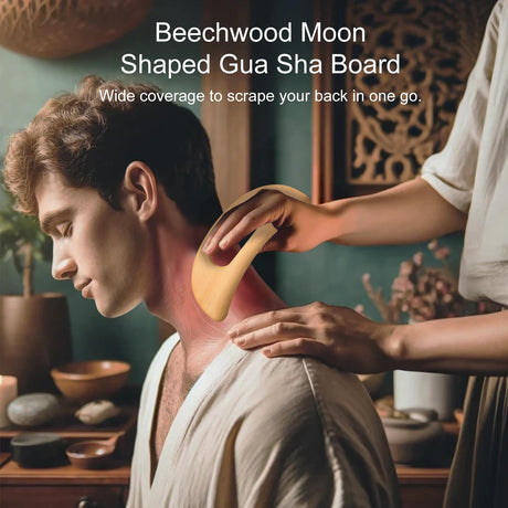 Wooden Guasha Massage Tool for Body, Lymphatic Drainage and Muscle Relaxation, Wooden Massager Therapy Release for Back, Legs, Arms,Neck,Shoulder Pain Jaasuee