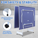 SculPong 9FT Table Tennis Table, Foldable Ping Pong Table Set for Indoor Games, Portable Table Tennis Table with Net, 2 Table Tennis Paddles and 3 Balls SculPong