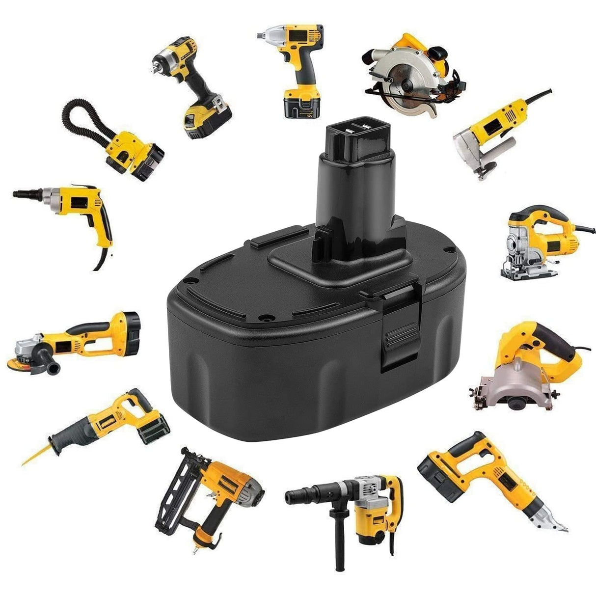 [2Pack] High-Output 6.0Ah! 18V Battery [Lithium-ion Type] for DEWALT XRP 18-Volt Power Tools Battery Fit DC9096 DC9098 DC9099, DE9039 DE9095 DE9096, DW9095 DW9096 DW9098 DE9503 DC9182 and more Futurebatt