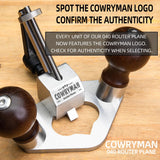 Cowryman 040 Router Plane Handheld Grooving Tool for Cutting Dados Grooves Mortise with 8MM Blade Cowryman