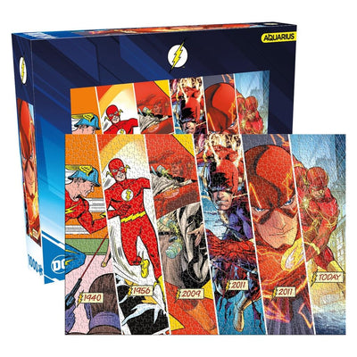 AQUARIUS DC Comics The Flash Timeline (1000 Piece Jigsaw Puzzle) - Officially Licensed DC Comics The Flash Merchandise & Collectibles - Glare Free - Precision Fit - 20x28 Inches