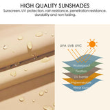 Kozyard Morgan Outdoor Retractable Pergola with Sun Shade Canopy Patio Aluminum Pergola Shelter for Backyard Deck Garden Modern Metal Grill Gazebo (10' x 12', Beige) Kozyard