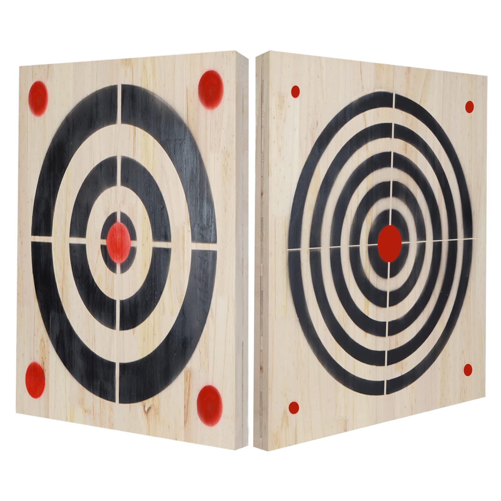 Heavy Wooden Axe Throwing Target & Knife Throwing Target with Handles ...