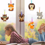 Fennoral 12 Pack Animal Craft Kit for Kids Make You Own Animal Foam Stickers DIY Arts and Crafts for Kids Boys Girls Party Decoration Birthday Gifts Fennoral