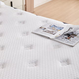 Caopu Queen Mattress, 12 inch Hybrid Mattress Queen Size in a Box, Medium Firm, Pressure Relief & Motion Isolation, Gel Memory Foam Mattress Pocket Springs, CertiPUR US Certified, 365 Nights Trial Caopu