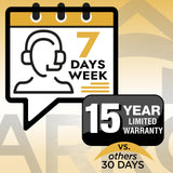 Arrow Shed Elite 14' x 14' Tall Outdoor Steel Storage Shed with High Gable and Lockable Doors Storage Building, Blue Grey Arrow