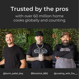 MEATER Pro: Smart Bluetooth Wireless Meat Thermometer Digital | 1000°F Heat Resistance | Long Range | Certified Accuracy | BBQ, Oven, Grill, Smoker, Air Fryer, Deep Fryer | 50+ Recipes in App MEATER