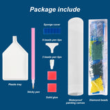 Stalente Diamond Painting Kits for Adults, Elephant Round Full Drill Diamond Art Kits, 5D DIY Paint with Diamonds Crafts for Home Wall Decoration Gifts 12×12Inch, Sunflower Stalente