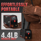 YESWELDER Large LED Display 125Amp Stick Welder,110V Portable ARC Welding Machine, Mini MMA Welder Machine with Hot Start, Arc Force YESWELDER