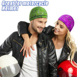 Tarpop 10 Pcs Men Skull Caps Cooling Welding Hard Helmet Liner Cycling Skull Caps Wicking Beanie Do Rag Head Wrap for Men(Mixed Style) Tarpop