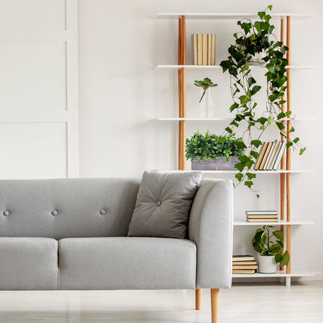 Artificial Eucalyptus Plant in Rustic Rectangular Wooden Planter Box Faux Potted Herb Plant Greenery Arrangement for Farmhouse Indoor Wedding Table Centerpiece Mantel Shelf Kitchen Decor Winlyn