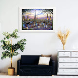 1000 Pieces Puzzles for Adult Wooden Jigsaw Puzzle 1000 Piece Puzzle Adult Children Elderly Puzzle Flower Eiffel Tower Paris Bridge Puzzle Gift for Mom Dad Family Friend Home Decor Wall Art 29.5x20IN najiaxiaowu