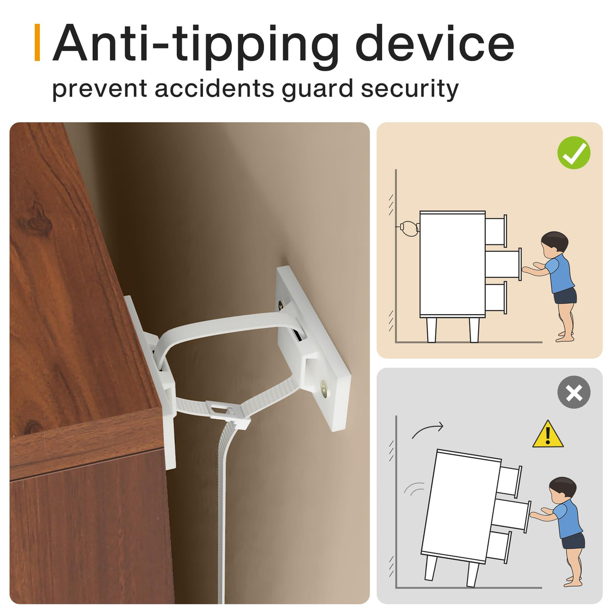 Tribesigns 47-Inch Dresser for Bedroom with 6 Drawers, Double Wide Chest of Drawers with Gold Legs, Wood and Metal Storage Dresser for Closet, 6-Drawer Dressers Cabinet (Dark Brown+Natural) Tribesigns