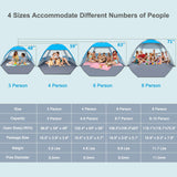 Gorich Beach Tent, UV Sun Shelter Lightweight Beach Sun Shade Canopy Cabana Beach Tents Fit 3-4 Person Gorich