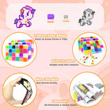 Fuse Beads Kit - 72 Colors 5mm Fuse Beads Set with Pegboards, Ironing Papers and Accessories, Fuse Beads 3 Boxes, DIY Craft Kits for Kids, Arts and Crafts Gifts for Girls & Boys Christmas Birthday AJAZPER