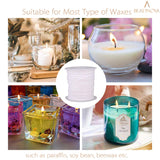 BEADNOVA Braided Candle Wick Spool 200 ft Cotton Roll Core Braided Wick for Candle Making and DIY (61m/67yard/200 Foot) BEADNOVA