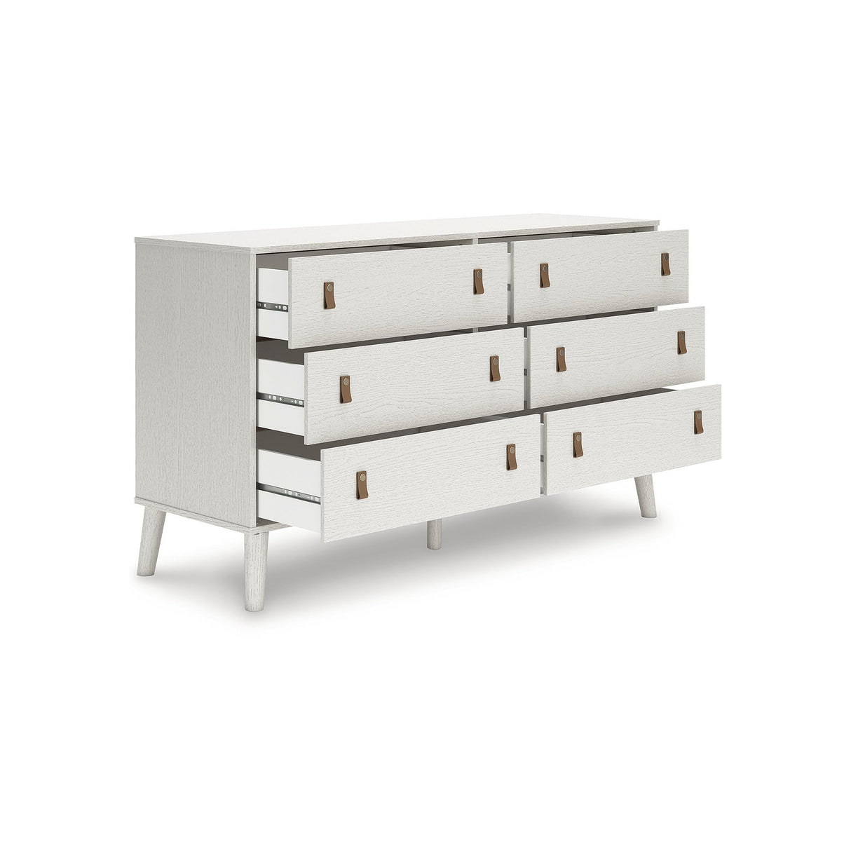 Signature Design by Ashley Aprilyn Farmhouse 6 Drawer Dresser, Whitewash Signature Design by Ashley
