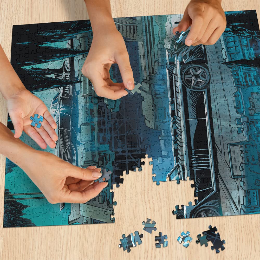 Batman and Batcave 500 Piece Jigsaw Puzzle for Adults, 16" L X 21.5" W GRAPHICS & MORE