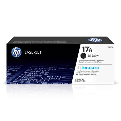 HP 17A Black Toner Cartridge | Works with HP LaserJet Pro M102 Series, HP LaserJet Pro MFP M130 Series | CF217A HP