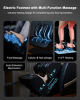 EASPEARL R8089 Pro 4D Massage Chair,SL-Track Zero Gravity Massage with Heat,OTA System,Electric Footrest,Airbags,Bluetooth,APP Control,Shiatsu Massage Chairs Full Body and Recliner with Stretch EASPEARL