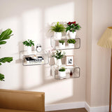 Dewrhiixe Acrylic Floating Nightstand, Bedside Table, Nightstand Shelf Wall Mounted Bedside Shelf (Clear, Small) Dewrhiixe