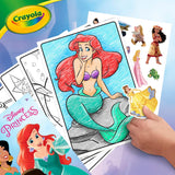 Crayola Disney Princess Coloring Book with Stickers, Gift for Kids, 288 Pages, Ages 3, 4, 5, 6 Crayola