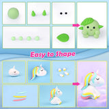 ESSENSON Air Dry Clay 125 Colors, Modeling Clay for Kids, DIY Molding Magic Clay, Gift for Kids ESSENSON