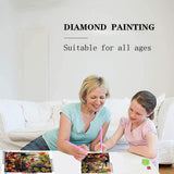 TCDZMYGS Fall Diamond Art Kits for Adults - Fruit Red Wine Diamond Painting Kits for Adults,5D Round Full Drill Gem Art for Adults DIY Paint by Diamonds dots12x16 inch TCDZMYGS