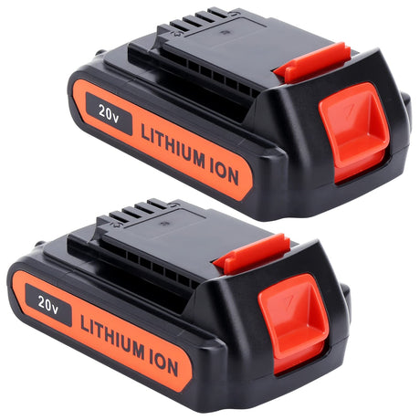 Lasica 2Pack 4.0Ah 20V MAX LBXR20 Compatible with Black and Decker Weed Eater 20V Battery LB2X4020 LBXR2020-OPE LBXR20-OPE2 LBXR20B-2 LB2X3020-OPE LBXR20BT 20 Volt Max Outdoor Cordless Power Tools Lasica