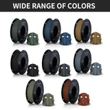 Carbon Fiber PLA Filament 1.75mm, TINMORRY PLA-CF 3D Printing Filament, Highly Compatible with Bambu FDM 3D Printer, 1 KG 1 Spool, Black TINMORRY