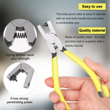 Shoe Strap Hole Puncher Pliers Watch Band Leather Hole Punch Plier 2.0mm Universal Wrist Belt Punch Hole Tool Repair Tools Hole Puncher for Shoes Strap, Belts, Fabric, DIY Crafts, Dog Collars Styquenzer