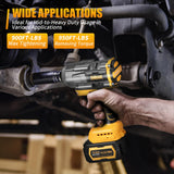 Cordless Impact Wrench 1/2 inch for Dewalt 20V Battery, 900FT-LBS(1200N.m) Impact Driver High Torque Brushless Electric Impact Gun Includes LED Work Light Variable Speeds for Car/Truck RV/Mower Vniissok