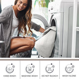 TAOCOCO 100% Waterproof Recliner Sofa Cover, Non Slip Split Couch Covers for Reclining Couches with Elastic Straps, Washable Reclining Sofa Cover Furniture Protector for Kids Pets(3 Seater, Off White) TAOCOCO