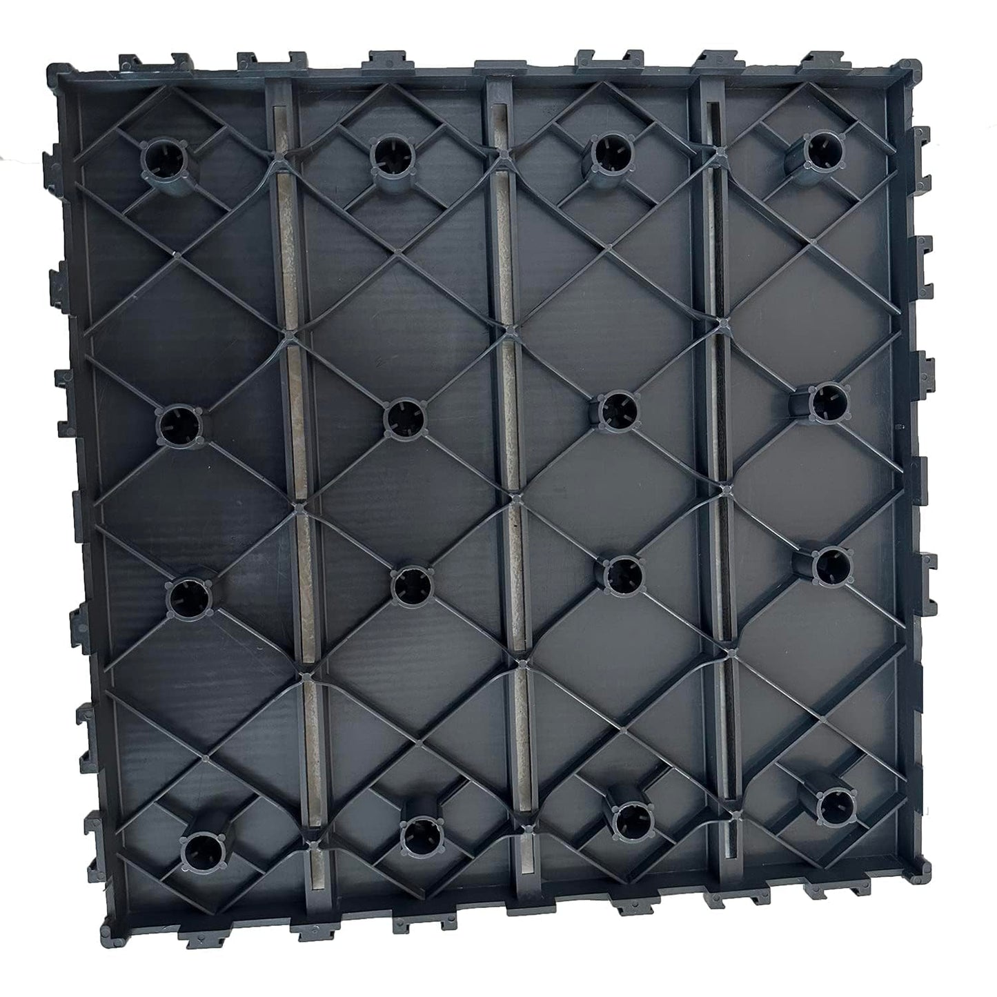 9 sq. ft Plastic Interlocking Deck Tiles,9 PCS Patio Deck Tiles,12"x12"(30 x 30cm) Waterproof Outdoor Flooring All Weather Use, Patio Floor Decking Tiles for Porch Poolside Balcony Backyard