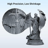 Kingroon Standard 3D Printer Resin, High Precision UV-Curing 3D Resin, Designed to Showcase Highly Detailed 3D Models & Works 0.5kg (Gray) Kingroon