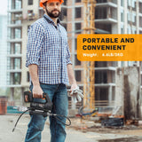 MAXXT Heavy Equipment Grease Gun Cordless, Max 20000 PSI 20V Grease Gun Battery Powered with 4.0Ah Battery and Quick Charger, 40” Long Hose and LED Light, 6 Speed Electric Grease Gun MAXXT