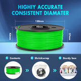 SUNLU TPU 3D Printer Filament 1.75mm, High Speed 95A TPU Filament Bundle, Flexible 3D Filament for Fast Printing, 250G Spool, 8 Rolls, 2KG in Total, Black+White+Grey+Red+Transparent+Blue+Green+Orange SUNLU