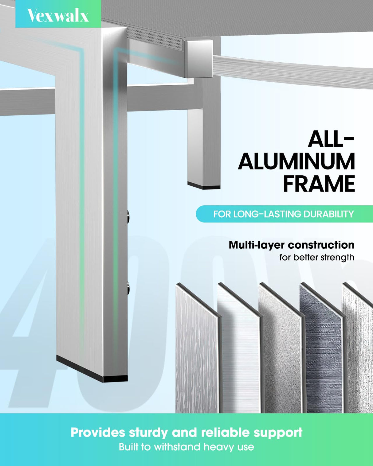 Vexwalx Patio Chaise Lounge Chair Outdoor with Wheels&Armrests, Aluminum Pool Lounge Chairs 5-Position Adjustable Recliner, Outdoor Beach Lounge Chairs for Poolside, Patio, Deck, Yard, Dark Gray Vexwalx