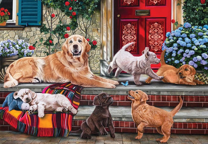 Anatolian Puzzle - Dog Family, 260 Piece Jigsaw Puzzle, #3340