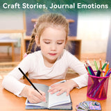 PANZIYU Charming Oil Painting DIY Journal Kit, Scrapbook Kit for Girls Ages 8-14,Journaling Art Crafts for Women, Scrapbooking Supplies，Stationary Set for Teens - The Cabbage Patch PANZIYU