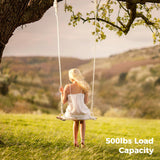 Wooden Tree Swing, 500lbs Load Capacity Heavy-Duty Wooden Swing for Adults & Kids, Waterproof Hanging Swing Seat with Adjustable Height for Indoor & Outdoor Toyoget