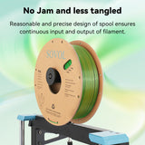 Sovol PLA Filament Silk Tri Color Co-Extrusion 1.75mm, 3D Printer Filament 1kg/ 2.2lbs, Shiny Silk Gold Green Rose Red 3 in 1 Coextrusion PLA Material +/-0.03mm Sovol