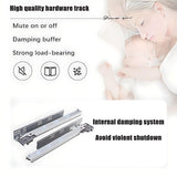 ZGNBSD Bathroom Vanity with Sink - Double Sink Bathroom Vanity, Wall Mounted Bathroom Sink Cabinet & LED Smart Defogger Mirror Cabinet Combination, Floating Vanity (Single B, 60") ZGNBSD