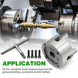 Yunnergo K72-100 Lathe Independent Chuck 4 Inch Manual Chuck 4 Jaw 3500 r/min Yunnergo