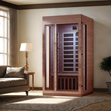 Haoyao 1-Person Indoor Infrared Sauna, Low EMF, Okoume & Hemlock Wood-01 Generic
