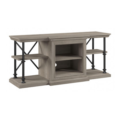 Bush Furniture Coliseum Stand for 70 Inch TV, Home Entertainment Center, 60W, Driftwood Gray