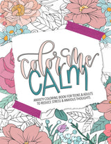 Anxiety Coloring Book for Teens & Adults to Reduce Stress and Anxious Thoughts WoodArtSupply
